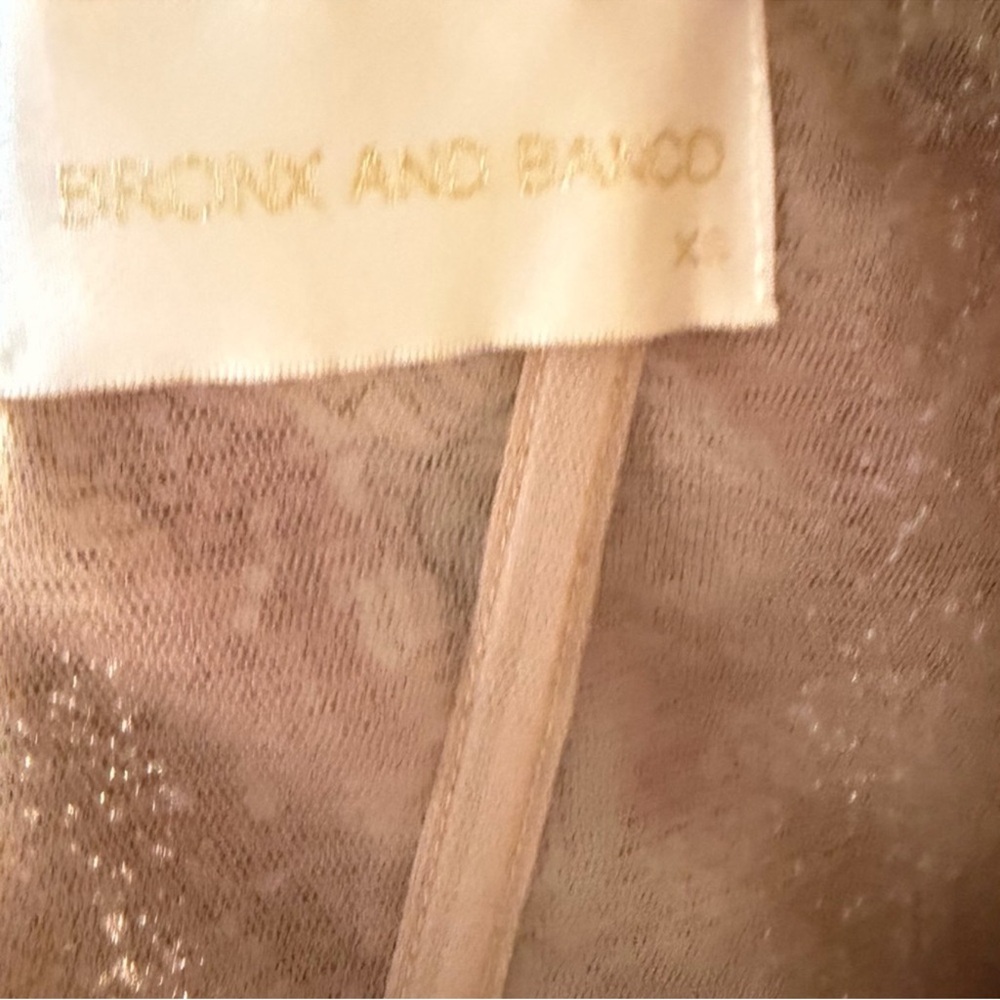 Bronx and Banco Strapless Sequin Gown in Pink, Gold, Blue - Picture 8 of 12